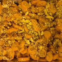 Citrus-Glazed Carrots with Toasted Walnuts at Next Level Veggie Grill - Hawthorne in Portland