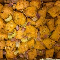 Savory Sage and Onion Stuffing at Next Level Veggie Grill - Hawthorne in Portland