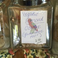 Vegan cookies! at Desert Rose Cafe in Elora