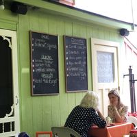 Daily features (Vegan Chocolate Cake!!) at Desert Rose Cafe in Elora