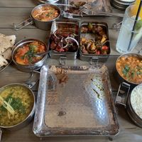 Plenty of vegan/vegetarian options when eating with non-vegetarians!  at Mowgli in Manchester