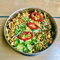 Bhel puri   at Mowgli in Manchester