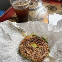 Veganized version of The Captain with added avocado   at Satellite Cafe in Philadelphia