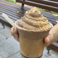 Snickers nicecream! at Blended Health Bar in Noosa Heads