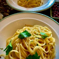 Vegan Spagetti aglio y olio (ask without cheese) at El Dandy in Havana