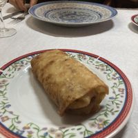 vegetarian springroll  at Nova China in Porto