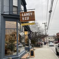 Sign at Laney & Lu in Exeter