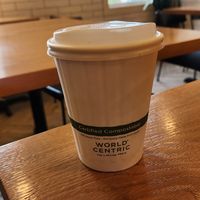 Oat latte at Laney & Lu in Exeter