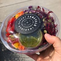 Blissful Chakra Salad (vegan) at Laney & Lu in Exeter