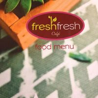 Menu Cover at Fresh Fresh in Sosua