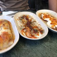 Lasaña, Manti y Berenjena  at Cafe Eli in Izmir