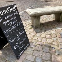 outside at Coffifee in Stralsund