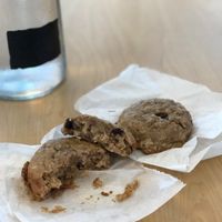 Coconut Rasberry cookie at Wild Rabbit Cafe and Health Bar in Flagler Beach