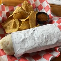Double fisted Happier Worker burrito   at Burrito Union in Duluth