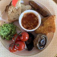 Gluten free vegan brekkie  at The Cosy Club in Exeter