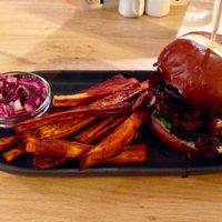 mushroom burger  at Avery & Co in Dundee