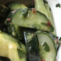 Cucumber salad at Bar Taco in Reston