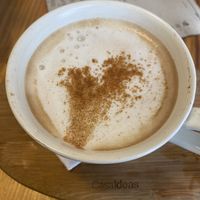 Cafe latte  at La Verde in Lima