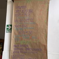 Day menu #Veganuary at La Verde in Lima