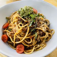 Spaghetti al ragu   at La Verde in Lima