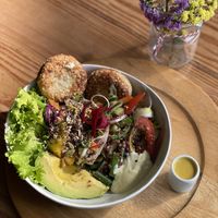 Falafel salad  at La Verde in Lima