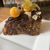 Torta de aguaymanto  at La Verde in Lima