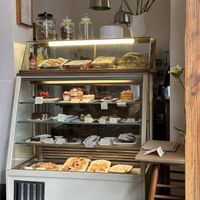 Pastry case  at La Verde in Lima
