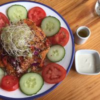 Raw salad at La Verde in Lima