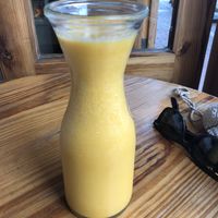 Lucuma juice  at La Verde in Lima