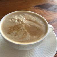 Brazil nut latte at La Verde in Lima