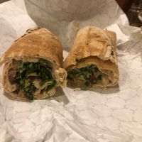 One of the veggie pitas at Aladdin's Eatery - Grandview in Columbus