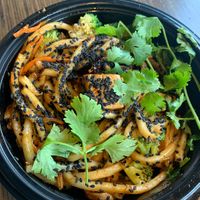 Japanese Pan Noodles with tofu at Noodles & Company in Miamisburg