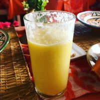 Avocado/orange juice at Chez Khadija in Essaouira