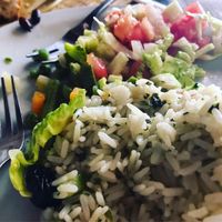 Rice & green beans: rice seasoned with lemon at Chez Khadija in Essaouira