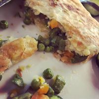 Vegetable pastille: vegan at Chez Khadija in Essaouira