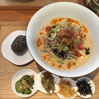Traditional Lunch Noodle Bowl at Gomacro in Kyoto