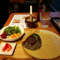 White Curry set at Gomacro in Kyoto