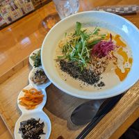 Sesame ramen at Gomacro in Kyoto