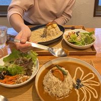 Sesame curry 🍛❣️  at Gomacro in Kyoto