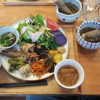 Platter at Gomacro in Kyoto