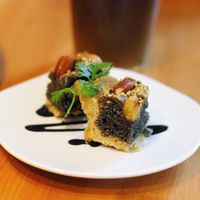 Nut tart from Gomacro at Gomacro in Kyoto