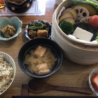 best breakfast ever!   at Gomacro in Kyoto