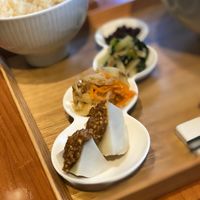 Side dishes  at Gomacro in Kyoto