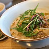 Sesame noodles  at Gomacro in Kyoto