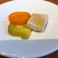 Amuse bouche at Gomacro in Kyoto