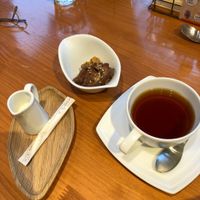 Dessert and tea at Gomacro in Kyoto