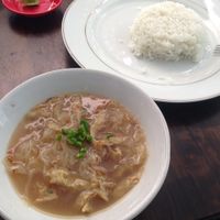 Vegan Soto + rice  at Giridhari in Kuta