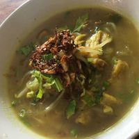 Bakso (glass noodle soup) at Giridhari in Kuta