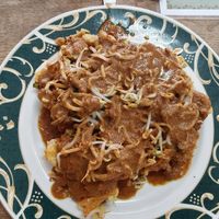Tahu Tek deep fried Tofu with peanut sauce at Giridhari in Kuta