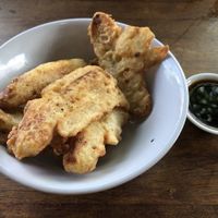 Fried bananas at Giridhari in Kuta